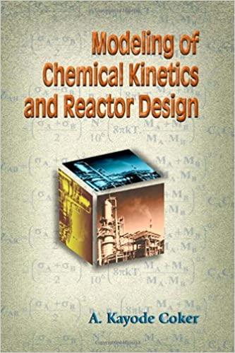 modeling of chemical kinetics and reactor design 1st edition a. kayode coker phd 0884154815, 978-0884154815