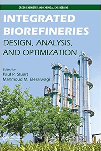 integrated biorefineries design analysis and optimization 1st edition paul r. stuart, mahmoud m. el-halwagi