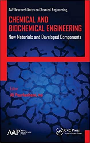 chemical and biochemical engineering new materials and developed components 1st edition ali pourhashemi,