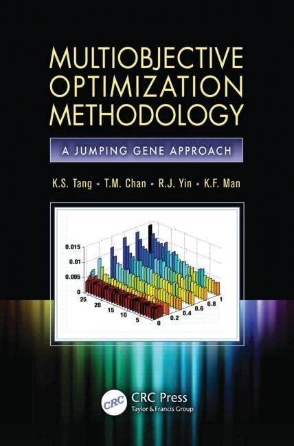 multiobjective optimization methodology a jumping gene approach 1st edition k.s. tang, t.m. chan, r.j. yin,