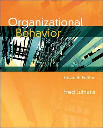organizational behavior 11th edition fred luthans 0073404950, 9780073404950
