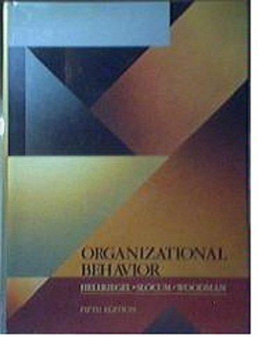organizational behavior 5th edition don hellriegel, john w. slocum, richard w. woodman 0314470131,