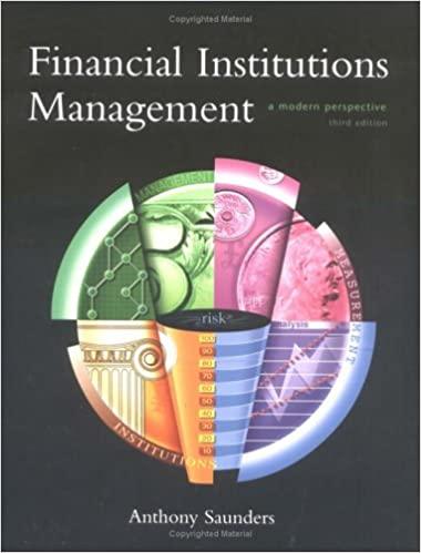 financial institutions management 3rd edition anthony saunders 007303259x, 978-0073032597