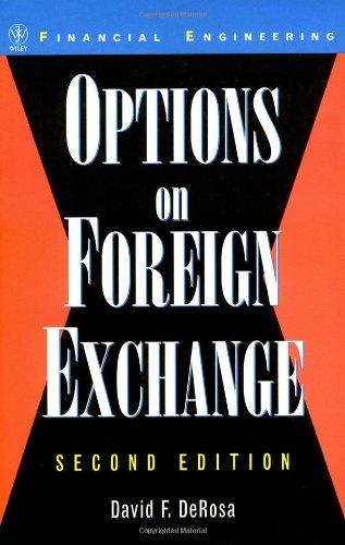 options on foreign exchange 2nd edition david f. derosa 0471316415, 9780471316411