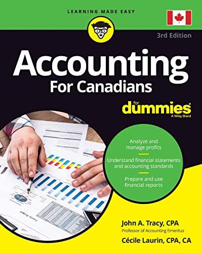 accounting for canadians for dummies 3rd canadian edition john a. tracy, cecile laurin 1119575834,