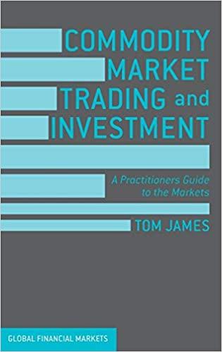 commodity market trading and investment 1st edition tom james 1137432802, 978-1137432803