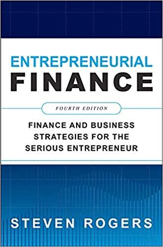 entrepreneurial finance 4th edition steven rogers 1260461440, 978-1260461442