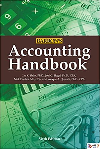 accounting handbook 6th edition jae k. shim ph.d, joel g. siegel ph.d. cpa, nick dauber ms cpa, anique a.
