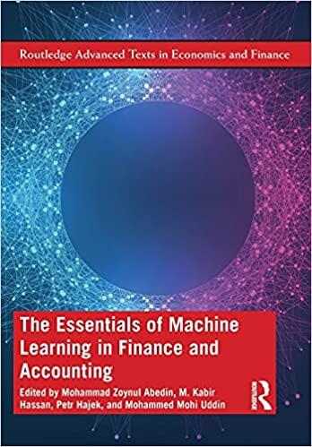 the essentials of machine learning in finance and accounting 1st edition mohammad zoynul abedin, m. kabir