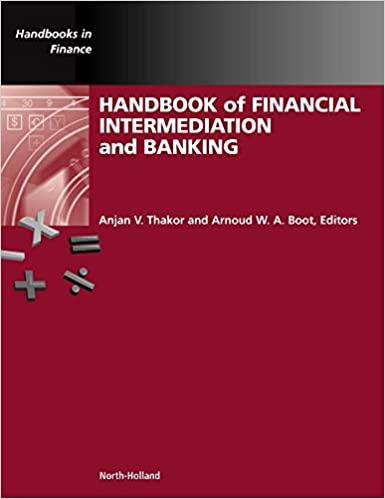 handbook of financial intermediation and banking 1st edition anjan v. thakor, arnoud boot 0444515585,
