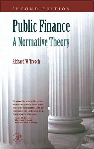 public finance 2nd edition richard w. tresch 0126990514, 978-0126990515