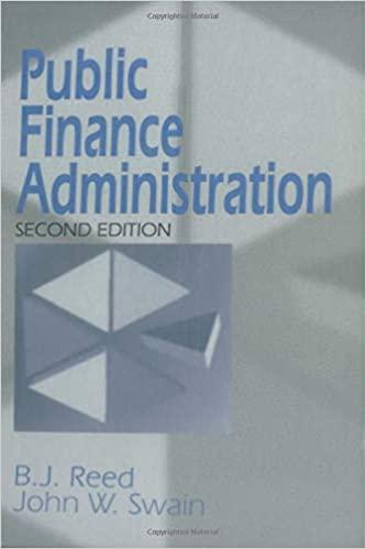 public finance administration 2nd edition b. j. reed, john w. swain 0803974051, 978-0803974050