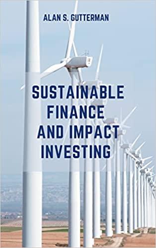 sustainable finance and impact investing 1st edition alan s. gutterman 1637423764, 978-1637423769