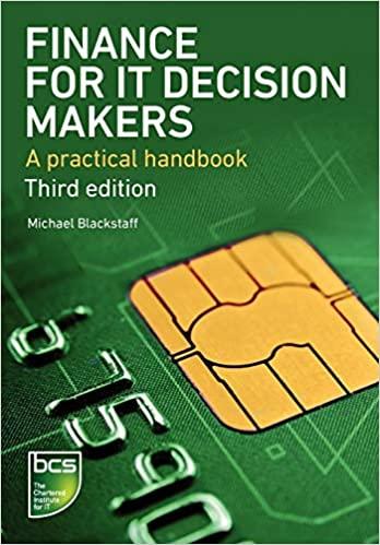 finance for it decision makers 3rd edition michael blackstaff 1780171226, 978-1780171227