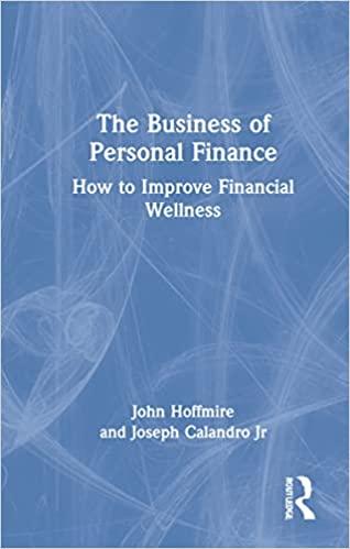 the business of personal finance 1st edition joseph calandro jr, john hoffmire 1032104562, 978-1032104560