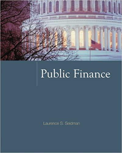 public finance 1st edition laurence s. seidman 0073375748, 978-0073375748