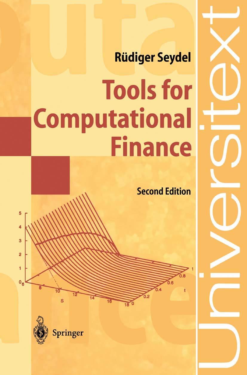 tools for computational finance 2nd edition rüdiger u. seydel 3540406042, 978-3540406044