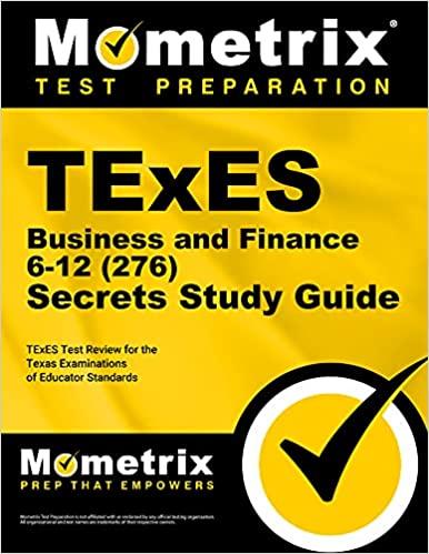 texes business and finance secrets study guide 1st edition texes exam secrets test prep team 1516706862,