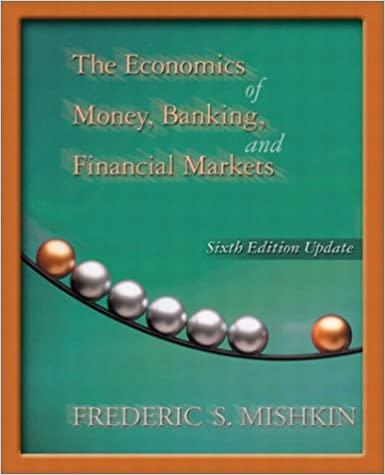 economics of money banking and financial markets 6th edition frederic s. mishkin 0321113624, 978-0321113627