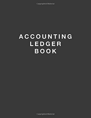 accounting ledger book 1st edition elegant simple trackers 1075292352, 978-1075292354