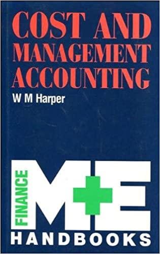 cost and management accounting 4th edition w. m. harper 0712110534, 978-0712110532