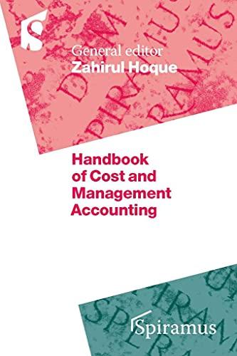 handbook of cost and management accounting 1st edition zahirul hoque 1904905013, 978-1904905011