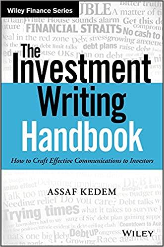 the investment writing handbook 1st edition assaf kedem 1119356725, 978-1119356721
