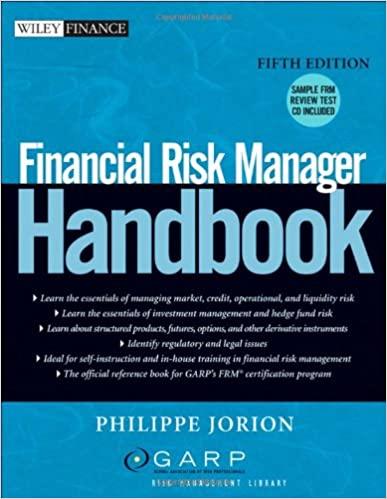 financial risk manager handbook 5th edition philippe jorion, global association of risk professionals