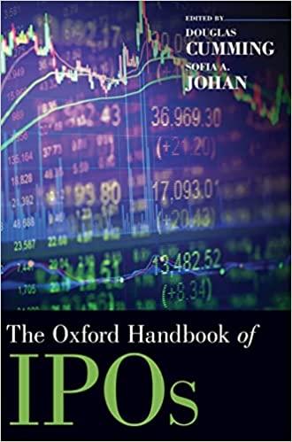 the oxford handbook of ipos 1st edition douglas cumming, sofia johan 0190614579, 978-0190614577