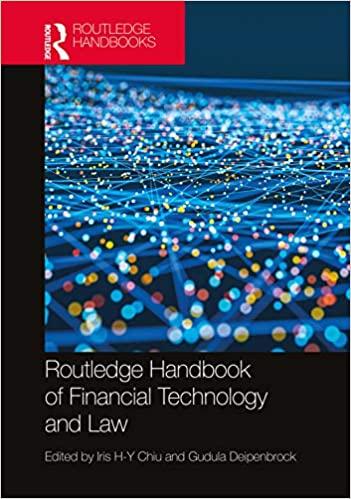 routledge handbook of financial technology and law 1st edition iris chiu, gudula deipenbrock 0367344149,