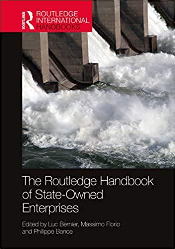 the routledge handbook of state owned enterprises 1st edition luc bernier, massimo florio, philippe bance