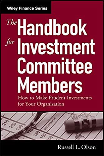 the handbook for investment committee members 1st edition russell l. olson 0471719781, 978-0471719786