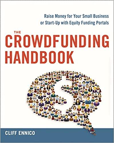 the crowdfunding handbook raise money for your small business or start up with equity funding portals 1st