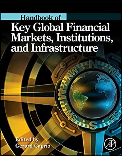 handbook of key global financial markets institutions and infrastructure 1st edition gerard caprio