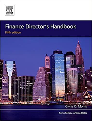 finance directors handbook 5th edition glynis d morris, sonia mckay, andrea oates 1566768691, 978-1566768696