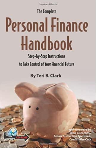 the complete personal finance handbook 1st edition teri b clark 160138047x, 978-1601380470