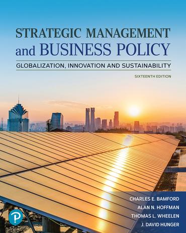 strategic management and business policy globalization innovation and sustainability 16th edition thomas l.