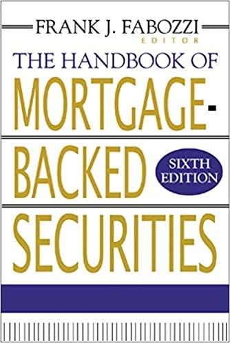 the handbook of mortgage backed securities 6th edition frank fabozzi 0071460748, 978-0071460743