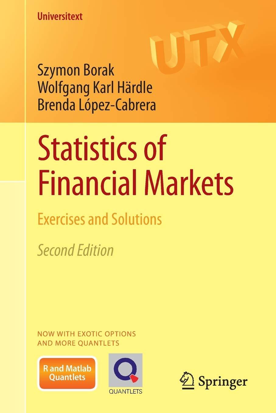 statistics of financial markets exercises and solutions 2nd edition szymon borak, wolfgang karl härdle,