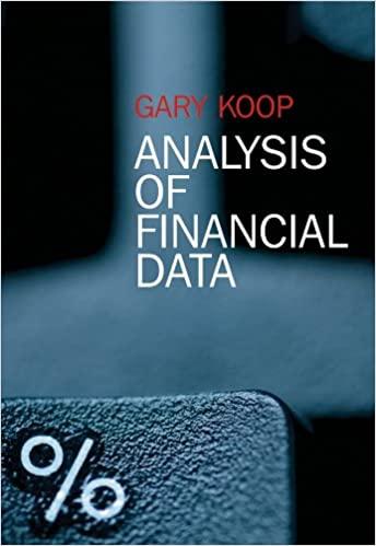 analysis of financial data 1st edition gary koop 0470013214, 978-0470013212