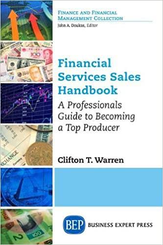 financial services sales handbook a professionals guide to becoming a top producer 1st edition clifton t.