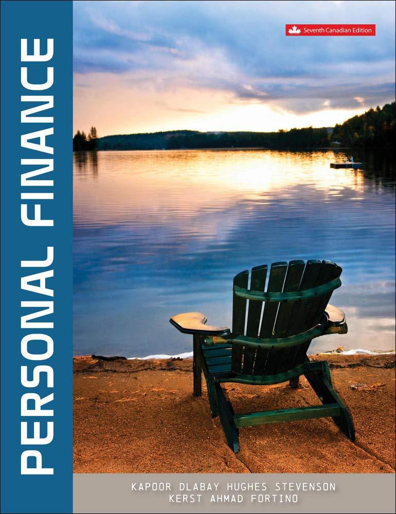 personal finance 7th canadian edition jack kapoor, les dlabay, robert j. hughes, arshad ahmad, jordan fortino