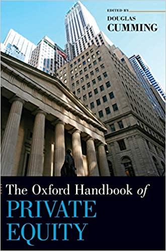 the oxford handbook of private equity 1st edition douglas cumming 0195391586, 978-0195391589