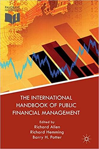 the international handbook of public financial management 1st edition richard allen, richard hemming, b.
