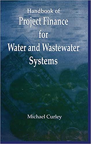 handbook of project finance for water and wastewater systems 1st edition michael curley 0873714865,