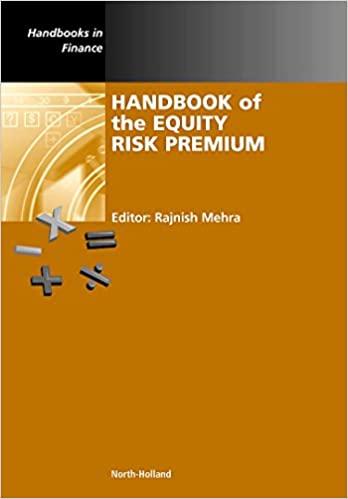 handbook of the equity risk premium 1st edition rajnish mehra 0444508996, 978-0444508997