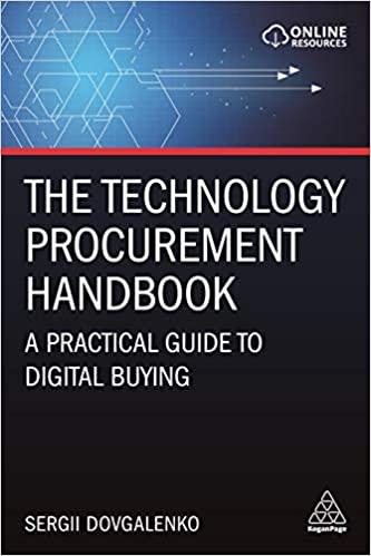 the technology procurement handbook a practical guide to digital buying 1st edition sergii dovgalenko