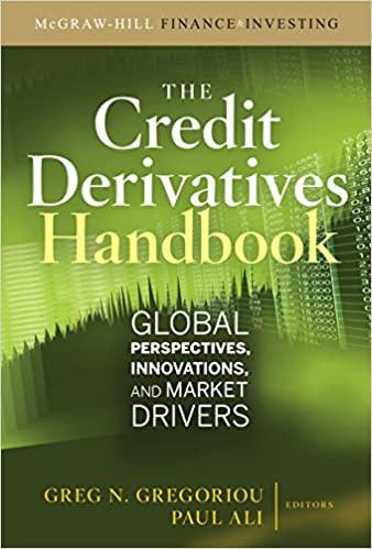 credit derivatives handbook global perspectives innovations and market drivers 1st edition greg gregoriou,