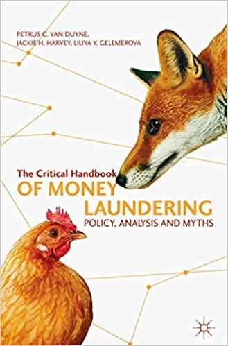the critical handbook of money laundering policy analysis and myths 1st edition petrus c. van duyne, jackie