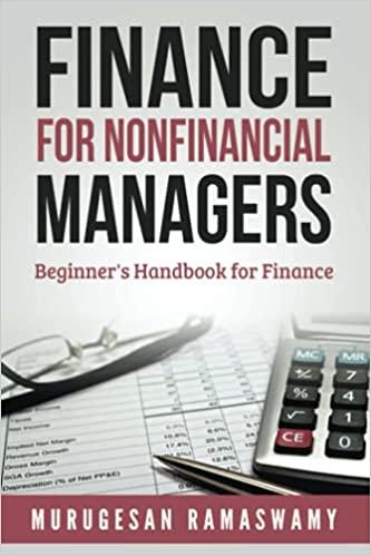 finance for nonfinancial managers beginners handbook for finance 1st edition murugesan ramaswamy 1516973801,